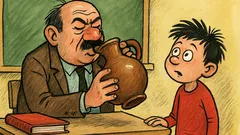 Виц: Учителят на Иванчо го вика насаме...