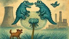 Анекдот: Някъде край Чернобил тази година...