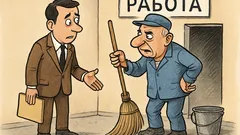 Виц: Търся работа! - Ето ти метлата...