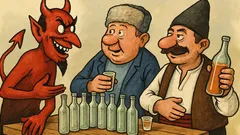 Майтап: Руснак и българин пият, идва дяволът...