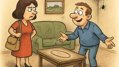 Виц: Съпругът във Враца чистил цяла седмица...