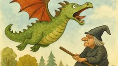 Анекдот: Лети Змеят Горянин и крещи...