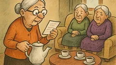 Виц: Една баба поканила приятелки на кафе...