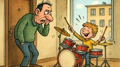 Виц: – Има ли полза от уроците по барабани?