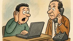 Анекдот: Приятели си пишат във Facebook...