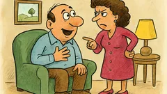 Анекдот: Ревнива съпруга пита мъжа си...