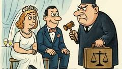 Анекдот: По време на сватба на съдия...