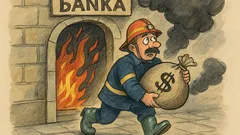 Анекдот: влиза пожарникар в банка с чувал…