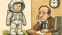 Виц: Като дете исках да стана космонавт