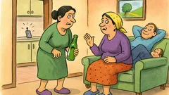 Анекдот: Жена лежи на дивана и...