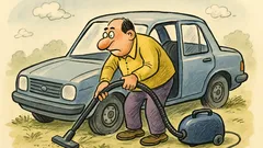 Виц: Винаги преди да се кача в колата,