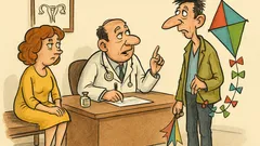 Анекдот: При гинеколога – Докторе, не мога...