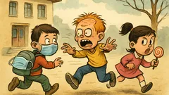 Виц: В първи клас маските се умножават