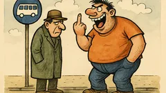 Анекдот: Срещат се двама простаци на площада...