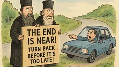 Анекдот: Отец Нафърфорий и Онуфри край пътя