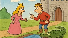 Анекдот: Разхождат се веднъж принцеса и юнак...