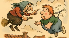 Виц: Баба Яга крещи на Карлсон – Дай мигач!