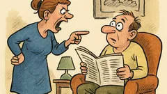 Майтап: Жената казва — Ти не ме слушаш...