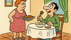 Виц: Жена си мисли, че мъжът ѝ...