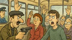 Анекдот: Някой влиза в автобуса и вика