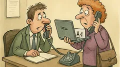 Анекдот: Обажда се клиентка за интернет...