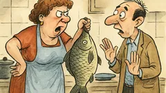 Аnekdot: – Скъпа, с какво напълни шарана?