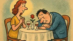 Виц: Мъжът първи идва на среща...