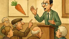 Анекдот: Лектор чете лекция в читалище...