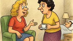 Анекдот: Между приятелки след купон…