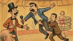 Анекдот: В цирка, конферансието обявява...