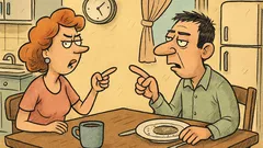 Виц: Жена пита – Яде ли нещо?