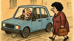 Анекдот: Какво е оптимист? Мъж чака жена си...