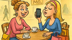 Виц: Две кифли в мола си говорят