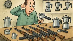 Анекдот: В Арсенал пуснали цех за кафеварки...