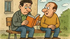 Анекдот: – Какво четеш? – Квантова физика...