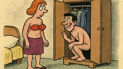 Анекдот: За добрия любовник гардеробите винаги...