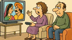 Виц: Съпругата гледа индийски сериал...