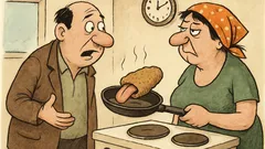 Виц: – Какво има за ядене? – Паниран език...