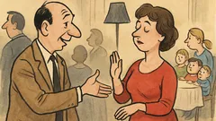 Анекдот: На парти – Един танц?