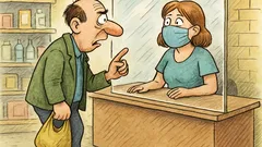 Виц: В магазина продавачката казва – сложете си...