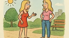 Виц: В горещ летен ден две блондинки...