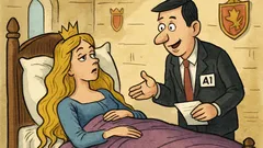 Анекдот: Спящата красавица се събужда и...