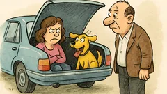 Анекдот: Затвори жена си и кучето...