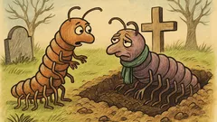 Виц: Между възрастни стоножки...