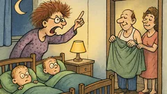 Виц: Майката приспива деца, съседите също...