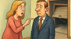 Виц: Скъпи, що е този рус косъм?