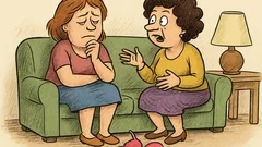 Анекдот: Приятелки си споделят под дивана…