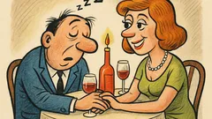 Анекдот: Мъж първи идва на среща...