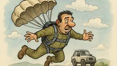 Виц: Пешо решил да скочи с парашут...