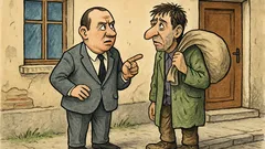 Анекдот: Министърът бездомник живее у приятели